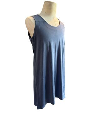 FIG Soft Blue Sleeveless Tank Dress